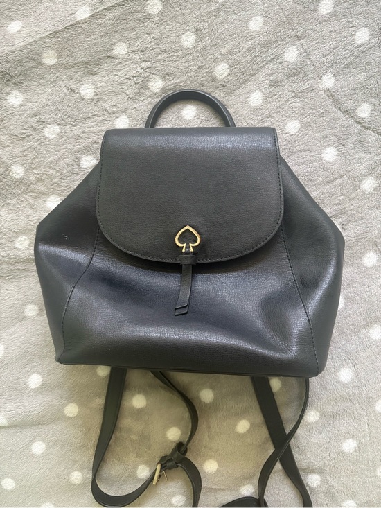 kate spade Handbags - Kate Spade New York Black Leila Small Flap Backpack Leather